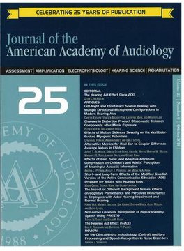 Couverture du Journal of the American Academy of Audiology, numéro des 25 ans